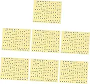 JOINPAYA Guitar Fretboard Sticker Set 7 Pcs Guitar Stickers for Boys and Girls Fingerboard Decals Non-residue