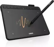 Drawing Tablet S640 Digital Graphics Pad with Battery-Free Stylus.