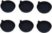GYWHOOFT 6 Pcs Car Cup Coasters,2.75In Silicone Car Coasters,Car Coasters Silicone Car Cup Holder Coaster Temperature Resistance Car Cup Mat Washable Cup Holder Insert Coaster Spill
