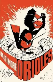 Vintage Baltimore Orioles Iron On Transfer For T-Shirt + Light & Dark Fabrics #1