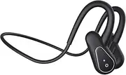 A01 Wirel 5.0 Headphones Sports Headset Air Conduction Binaural External Hanging Earphone with Microphone Black