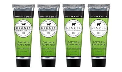 Dionis - Goat Milk Skincare Scented Hand Cream (1 oz) - Set of 4 - Creamy Daily