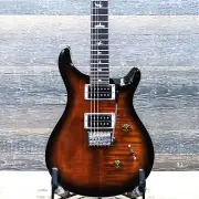 PRS SE Custom 24 Flame Maple Veneer Top Black Gold Burst Electric Guitar w/Bag