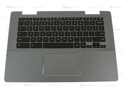 Dell OEM Chromebook 7486 2-in-1 Palmrest Touchpad Laptop Keyboard W7TNC