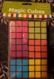 Mini Bright Magic Cubes Mini Rubicks Cubes. Pack of 6