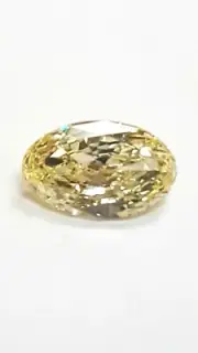 1.01ct Oval Shape loose Diamond Fancy Yellow Color VS2 Clarity, Engagement Ring
