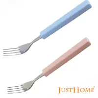 在飛比找momo購物網優惠-【Just Home】小麥纖維不鏽鋼叉子(兒童餐具 兒童碗盤