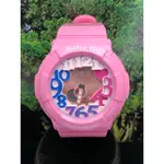 卡西歐CASIO BABY-G BGA-131 彩色霓虹照明 雙顯運動休閒女錶(粉紅)