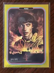 2022 Stranger Things Zerocool Season 4 Mike Wheeler #17 Gold Yellow Metal #/99