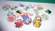 Pre Cut One Inch Bottle Cap Images Owls Free Shipping