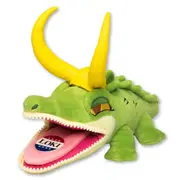 Quantum Mechanix Zippermouth Cuddle Stuffed Plush Toy Marvel Alligator Loki