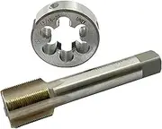 13/16-20 HSS Tap And Die Set，UNEF Machine Thread Tap and UNEF Round Thread Die Right Hand