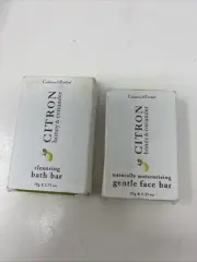 Crabtree & Evelyn Citron Honey & Coriander Bath Bar And Gentlle Face Soaps NEW