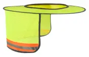Yellow Hard Hat Sunshield Upgrade Full Brim Neck Sunshade