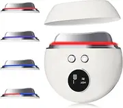 EMS Gua Sha Face Massager Gua Sha Electric LED Red, Blue & Purple Therapy with 4 Modes Face Shaping Tool Heat Massager Face 9 Intensity Levels Face Massager Facelift Anti Ageing