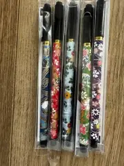Akashiya SAW-500P Brush Pen, New Hair Brush, Ancient City, Plastic Case 5 Pens