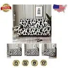 Geometric Patterned Stretch Sofa Cover for 2 Seater Loveseat - Machine Washable