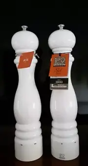 Peugeot Paris U'Select Pepper & Salt Mills - 12" White *Cosmetic Imperfections*