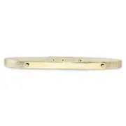 Women's Goldtone Faux-snakeskin Print Skinny Belt with Metal Plate New
