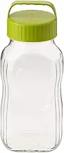 Toyo Sasaki Glass I-77861-OG-B-JAN Olive Green Fruit Liquor Pot, 78.7 fl oz (2,000 ml), Made in Japan