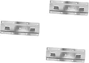jojofuny 3 Sets Adjustable Range Hood Ceiling Mount Heavy Duty Bracket for Side Suction Hoods in Stainless Steel
