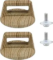 2pcs Pot Lid Top Replacement Knob Pan Lid Holding Handles Universal Replacement Pan Lid Holding Handles for Kitchen Cookware Light Grain