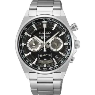 SEIKO 精工錶CS 系列 時尚經典三眼計時男腕錶 SSB397P1 SK008