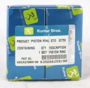 Piston Rings 68mm STD for KUBOTA D750 Tractors B5200D B5200E B7100 B7100HST-DT