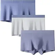 [Maiyifu-GJ] 3 Pack Mens Moisture-Wicking Boxer Briefs Soft Breathable Underwear Trunks Lightweight Comfortable Underpants, Color3, 3X-Large, Color3, 3X-Large