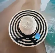 Sun & Sky floppy hat UPF 50+ UV Sun Protection ( Black & Beige )