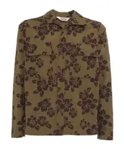 JARVIS SHIRT WITH KHAKI FLOWERS XL,L,M khaki