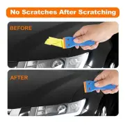 2 Pcs Plastic Blade Scraper Cleaning Scraper For Auto Window Stickers.