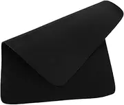 VERDANVERSE Chic Black Kitchen Drain Mat High Absorbency Quick Dry Easy Maintenance Countertop Coaster 0-30x40cm