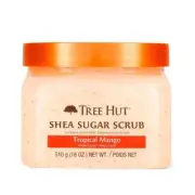 Tree Hut Shea Sugar Scrub Tropical Mango, 18oz, Ultra Hydrating and Exfoliating+