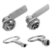 2 Sets Distribution Box Lock Core Door Hasp Latch Combination Cabinet