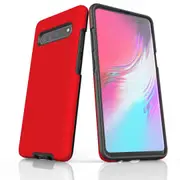 For Samsung Galaxy S10 5G Case, Armour Tough Protective Cover, Red