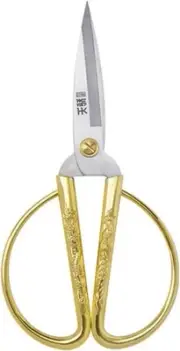 Multifunctional Stainless Steel Gold Scissors 6, Ultra Sharp Sewing Scissors