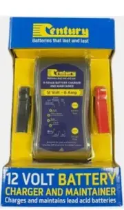 Century CC1206 12 Volt 1/3/6 Amp 9 Stage Battery Charger and Maintainer.