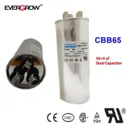 50/5 uF 50+5 MFD Capacitor 370 or 440 VAC Dual Run Capacitor AC Universal