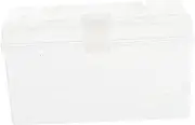 TEHAUX 1pc Capacity Household Portable Medicine Storage Container with Handle Durable Material for Home Office Travel for Accessories Sundries