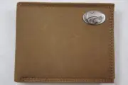 ZEP PRO Kansas State Wildcats Crazy Horse Leather bifold Wallet Tin Gift Box