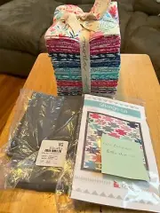 SHANGRI-LA quilt kit w/ Kate Spain PARADISO Moda beautiful FQ bundle