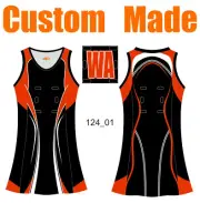 Custom Made A-Line Netball Dress with Velcros Ladies & Kids Activewear 124