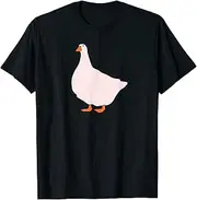 [X.Style] Funny Geese Meme Overweight Chonky Animal Chunky Goose Chonk ds740 T-Shirt Black