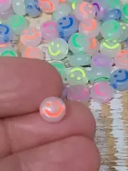 Smiley Face Beads Glow in the Dark Bead Diy Jewelry Making Craft Art Supplies