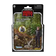 Star Wars The Vintage Collection The Book Of Boba Fett Luke Skywalker and Grogu 2 Pack Action Figures