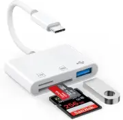 USB C SD Card Reader, USB High Speed to SD/Micro SD Card Adapter Memory Card ...