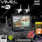 Wireless Security Cameras System 1000GB IP Outdoor CCTV WIFI Home Remote Monitor