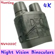 Night Vision Binoculars 4K 3in 5x Digital Digital Video Record IR Hunting Camera