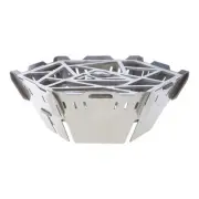 Stainless Steels Camping Gas Stove WindShield Outdoor Windscreen Wind Deflectors